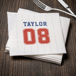 Baseball Softball Sport Pinstrip Geburtstagsparty Serviette