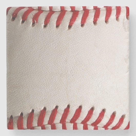 Baseball Softball Steinuntersetzer (Vorderseite)