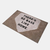 Baseball-Spaß Fußmatte (Schrägansicht)