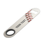 Baseball Speedflaschenöffner (Vorderseite Schrägansicht)