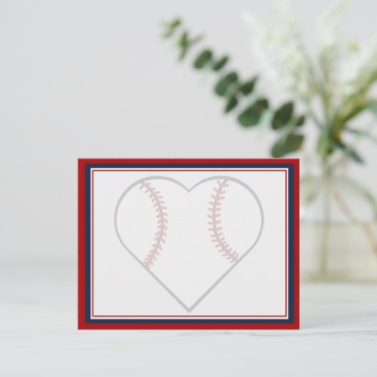 Baseball speichern save the date (Stehend Vorderseite)