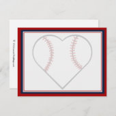 Baseball speichern save the date (Vorne/Hinten)