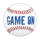 Baseball-Spiel auf Baseball (Rückseite)