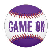 Baseball-Spiel auf Baseball (Vorderseite)