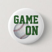 Baseball-Spiel Button (Vorderseite)