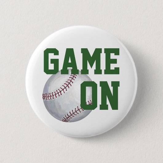 Baseball-Spiel Button (Vorderseite)