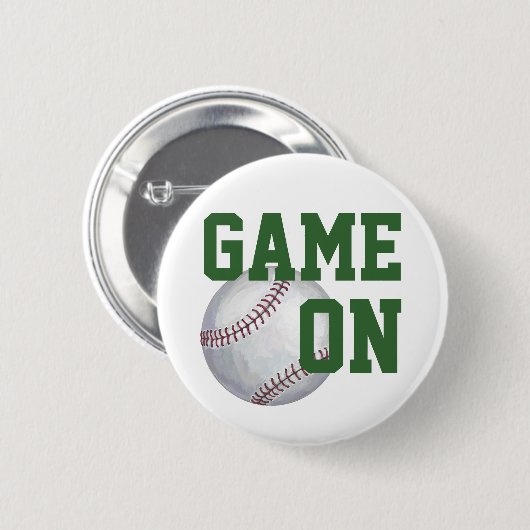 Baseball-Spiel Button (Vorne & Hinten)