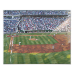 Baseball-Spiel Fotodruck