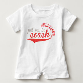 Baseball-Spielanzug Baby Strampler