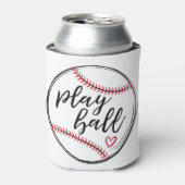 Baseball spielen, Personalisierte Name Nummer - GL Dosenkühler (Kanne Vorderseite)