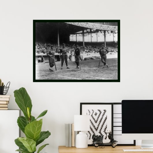 Baseball-Spieler 1909 Poster (Heimbüro)