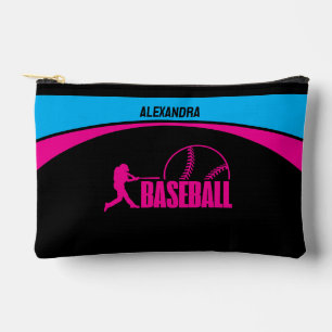 Baseball-Spieler, Baseball-Mädchen Geburtstagsgesc Zubehörtasche