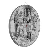 Baseball: Spieler Dartscheibe (Vorderseite Links)