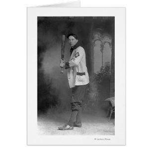 Baseball-Spieler, der Bat hält