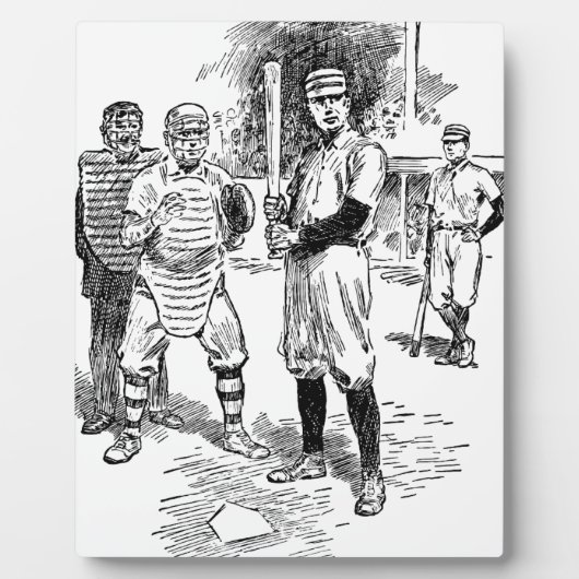 Baseball: Spieler Fotoplatte (Vorderseite)