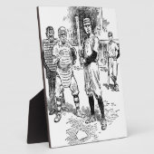 Baseball: Spieler Fotoplatte (Seite)