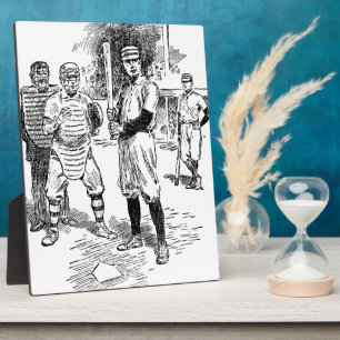 Baseball: Spieler Fotoplatte