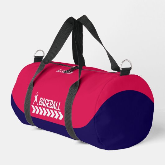 Baseball Spieler, Geburtstagsgeschenk, Baseball Te Duffle Bag (Linke Seite)