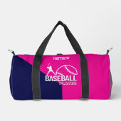 Baseball-Spieler, Geburtstagsgeschenk, Team Duffle Bag (Vorderseite)