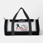 Baseball-Spieler, Geburtstagsgeschenk, Team Duffle Bag (Vorderseite)