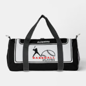 Baseball-Spieler, Geburtstagsgeschenk, Team Duffle Bag (Vorderseite)