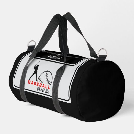 Baseball-Spieler, Geburtstagsgeschenk, Team Duffle Bag (Linke Seite)