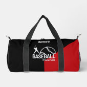 Baseball-Spieler, Geburtstagsgeschenk, Team Duffle Bag (Vorderseite)