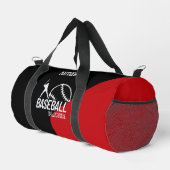 Baseball-Spieler, Geburtstagsgeschenk, Team Duffle Bag (Rechte Ecke)
