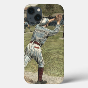 Baseball-Spieler heraus geworfen an der zweiten Case-Mate iPhone Hülle