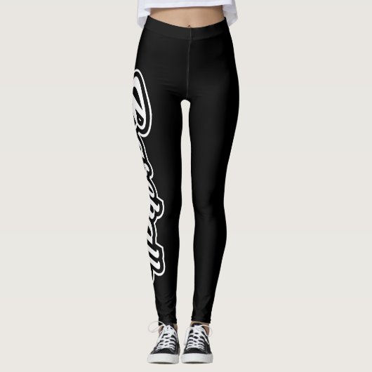 Baseball-Spieler Leggings (Vorderseite)