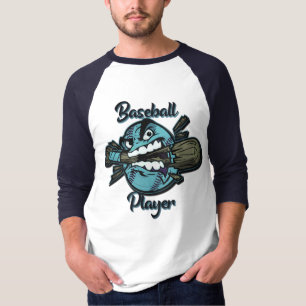 Baseball-Spieler LKWs mit Schlüsselanhänger Flasch T-Shirt
