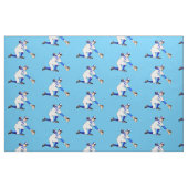 Baseball-Spieler mit Ihrem Namen oder Monogramm Stoff (Fat Quarter (45,7 x 55,9 cm))