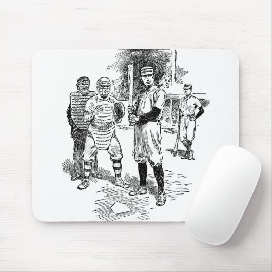 Baseball: Spieler Mousepad (Mit Mouse)