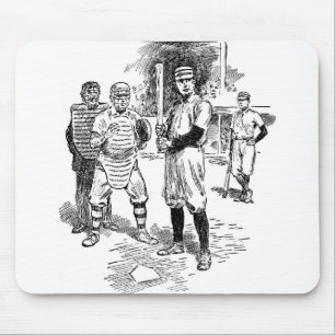 Baseball: Spieler Mousepad