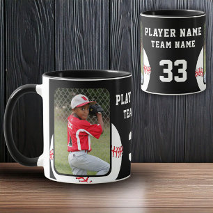 Baseball Spieler Name Nummer Team 2 Fotos Tasse