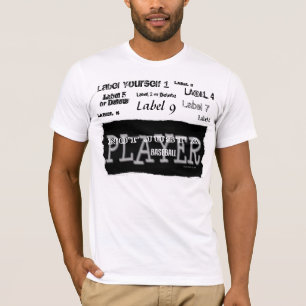 Baseball-Spieler - nicht nur ein Label - Shirts