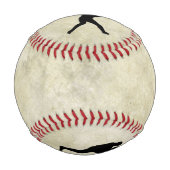 Baseball-Spieler-Pitcher und -Batter Baseball (Rückseite)