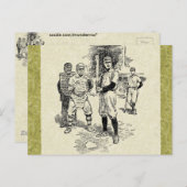 Baseball: Spieler Postkarte (Vorne/Hinten)