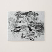 Baseball: Spieler Puzzle (Horizontal)