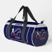 Baseball-Spieler, Team, Geburtstagsgeschenk Duffle Bag (Rechte Ecke)