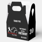 Baseball-Spieler, Team, Geburtstagskasten Geschenkschachtel (Geöffnet)