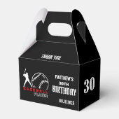 Baseball-Spieler, Team, Geburtstagskasten Geschenkschachtel (Vorderseite)