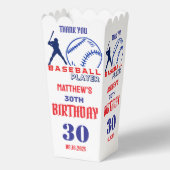 Baseball-Spieler, Team, Geburtstagskasten Geschenkschachtel (Rückseite)