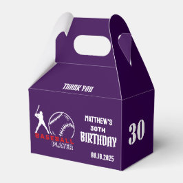 Baseball-Spieler, Team, Geburtstagskasten Geschenkschachtel