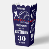 Baseball-Spieler, Team, Geburtstagskasten Geschenkschachtel (Rückseite)