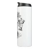 Baseball: Spieler Thermosbecher (Nach rechts gedreht)