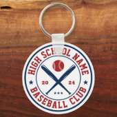 Baseball-Spieler und Trainer Sport in der High Sch Schlüsselanhänger (Vorderseite)