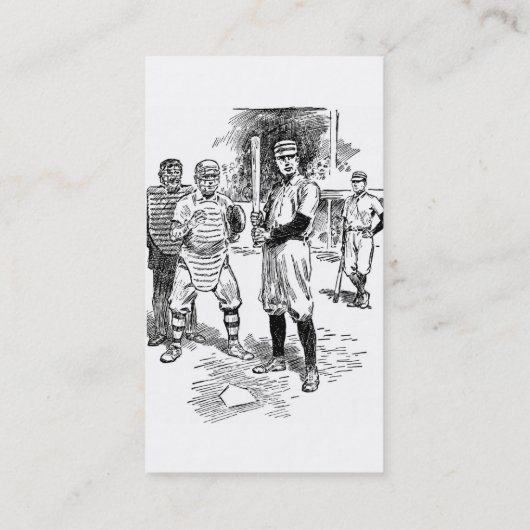 Baseball: Spieler Visitenkarte (Rückseite)