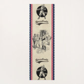 Baseball: Spieler Yoga Mat Yogamatte (Rückseite)