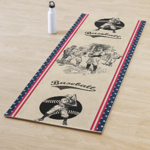 Baseball: Spieler Yoga Mat Yogamatte
